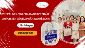 túi vải đay - giải pháp bao bì xanh cho thương hiệu