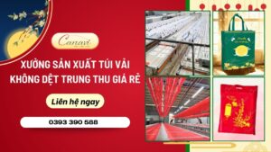 xưởng sản xuất trực tiếp túi vải không dệt trung thu