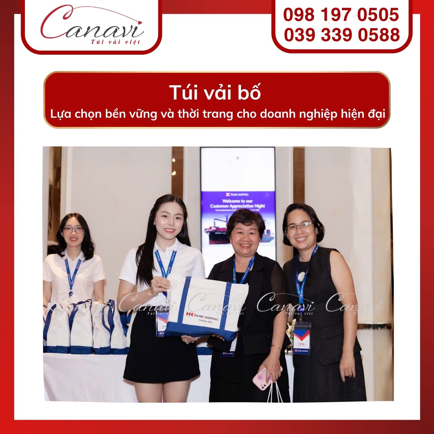 Túi Vải Canavi - Công ty sản xuất túi vải bố hàng đầu Việt Nam 3 Túi vải bố - lựa chọn bền vững và thời trang cho doanh nghiệp hiện đại