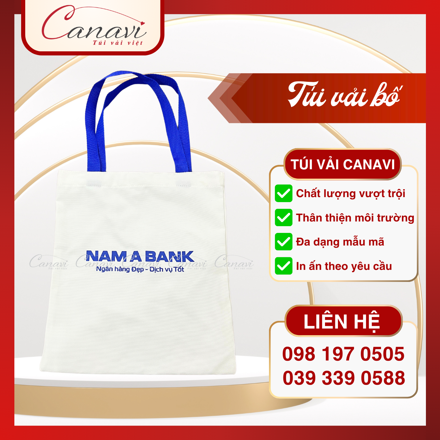 Giải pháp may túi vải theo yêu cầu cho doanh nghiệp