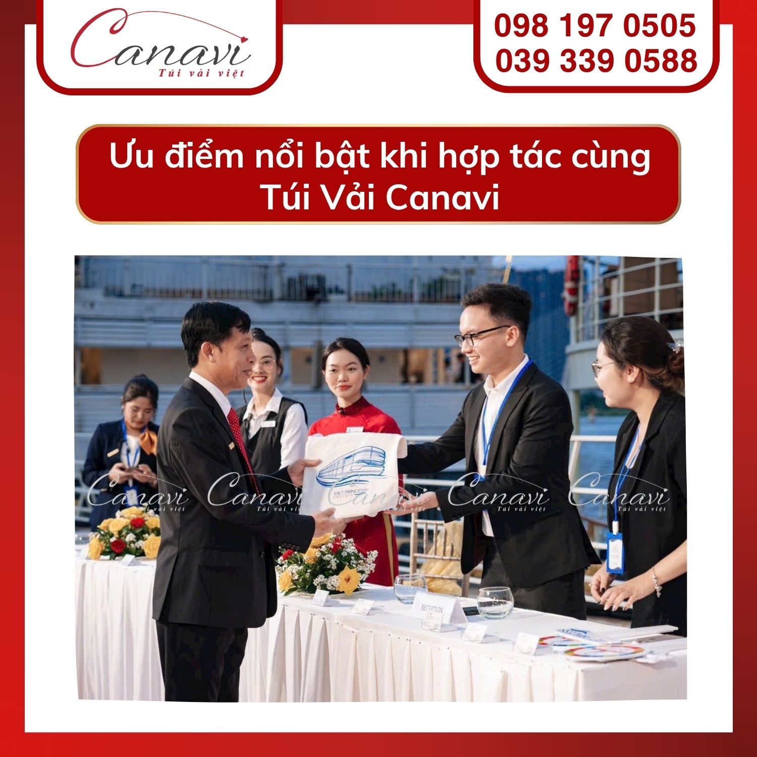 Túi Vải Canavi - Công ty sản xuất túi vải bố hàng đầu Việt Nam 5 Ưu điểm nổi bật khi hợp tác cùng Túi Vải Canavi - công ty sản xuất túi vải bố uy tín
