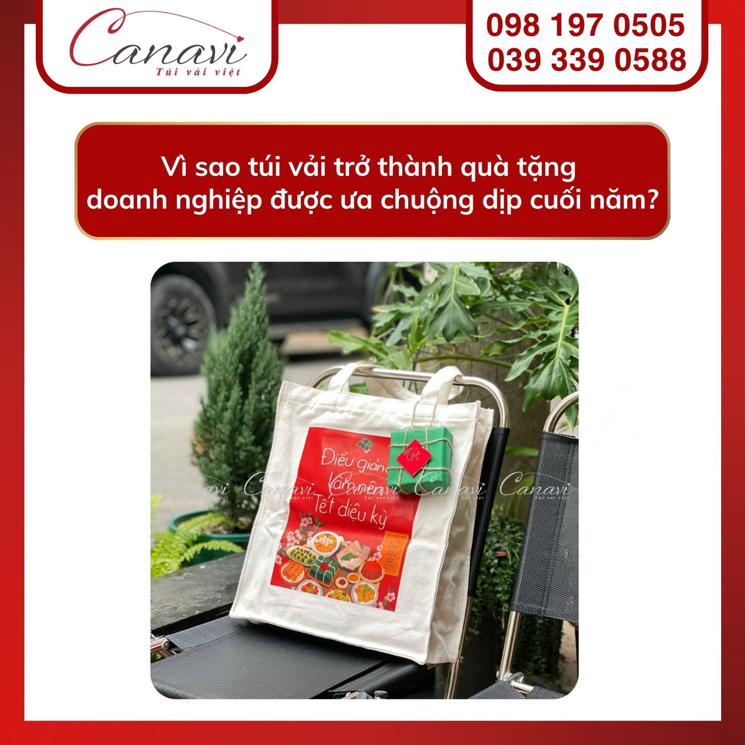 Vì sao túi vải trở thành quà tặng doanh nghiệp được ưa chuộng dịp cuối năm?
