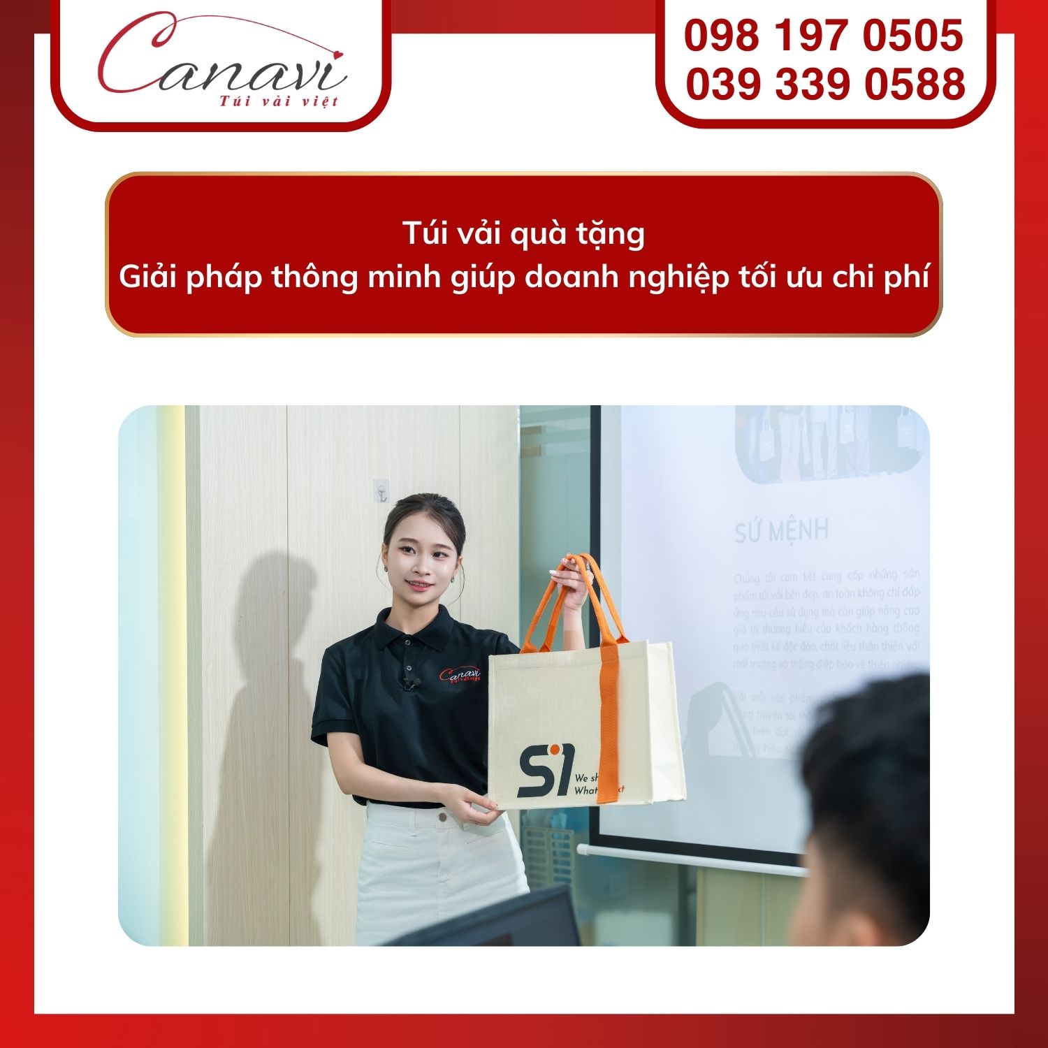 Túi vải quà tặng: Giải pháp thông minh giúp doanh nghiệp tối ưu chi phí