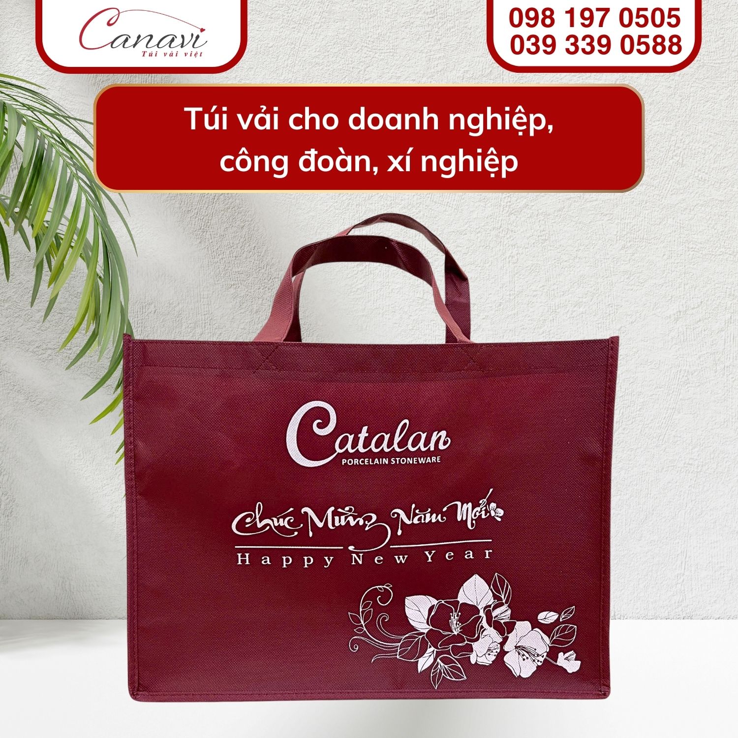 Túi vải cho doanh nghiệp, công đoàn và xí nghiệp