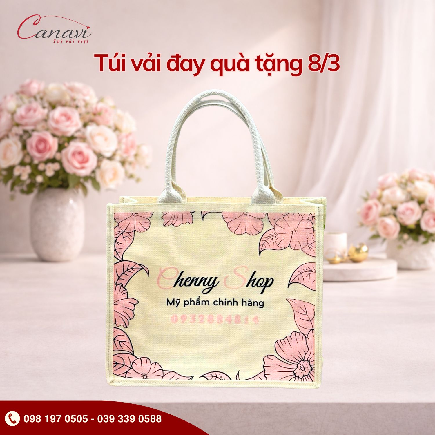 Túi vải đay cho các spa chào mừng Quốc tế Phụ nữ 8/3: Quà tặng tinh tế, thân thiện và ghi điểm thương hiệu 5 Các spa có nên đặt may túi vải đay trực tiếp tại xưởng sản xuất?