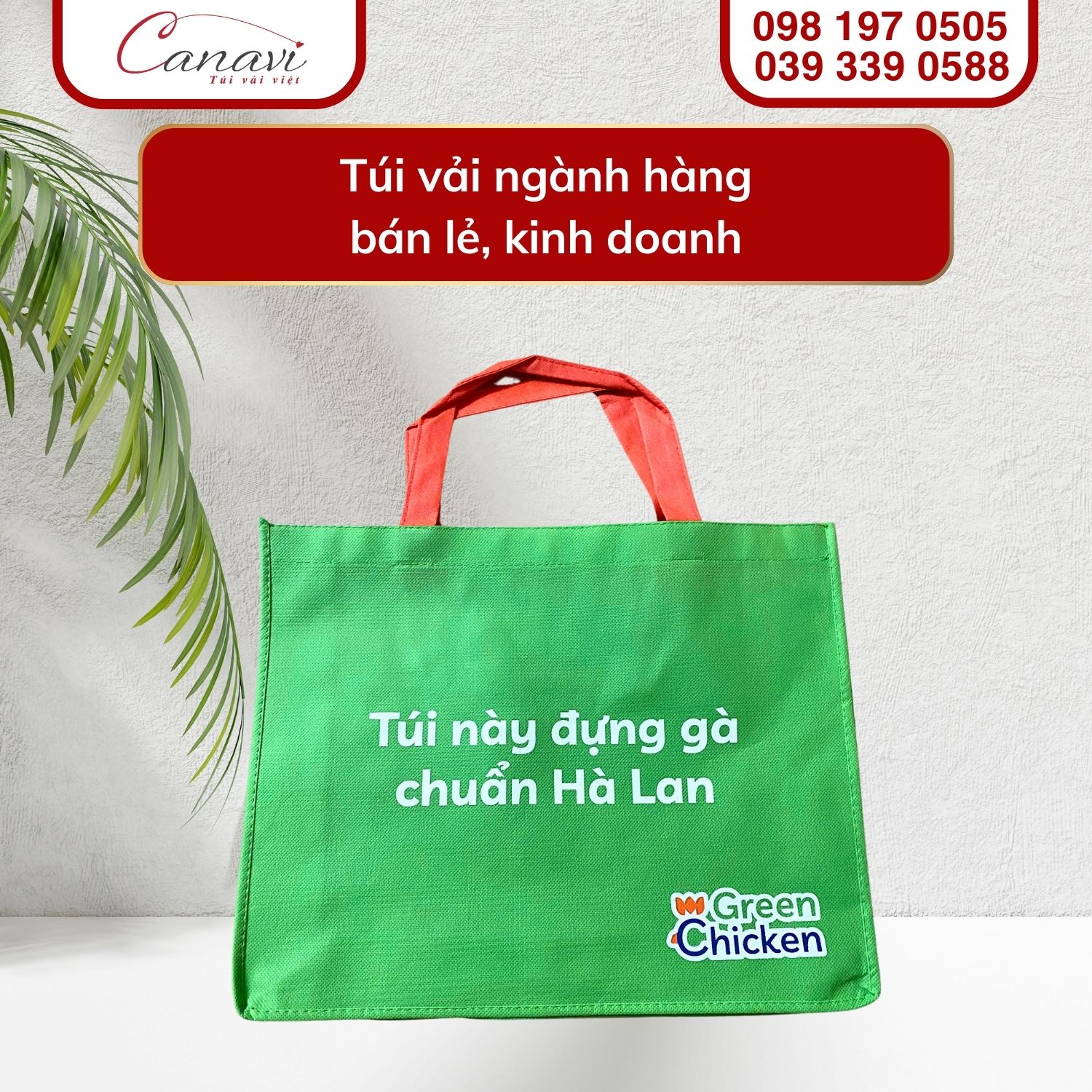 Túi vải ngành hàng bán lẻ, kinh doanh