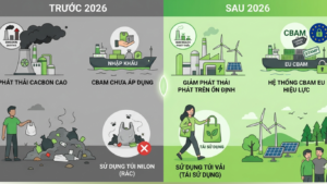 Cập Nhật Thuế Carbon 2026 Tại Việt Nam: Doanh Nghiệp “Xanh Hóa” Bao Bì Với Túi Vải - Xu Hướng Quà Tặng Bền Vững 2 Goc-do-tin-tuc-phan-tich-quy-dinh-carbon-va-han-ngach-phat-thai-2026
