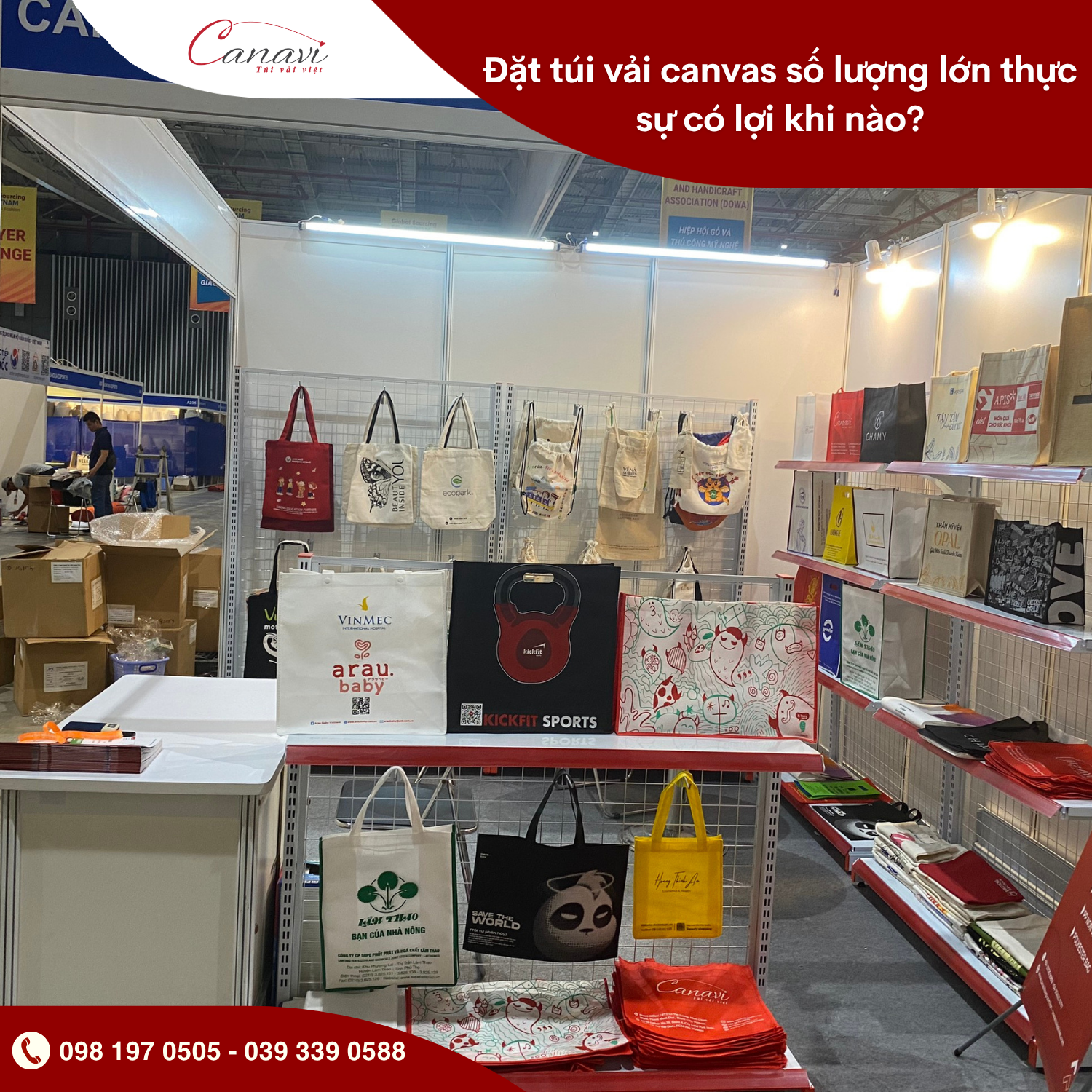 Đặt may túi vải canvas số lượng lớn có thực sự tiết kiệm chi phí 4 Đặt túi vải canvas số lượng lớn thực sự có lợi khi nào?