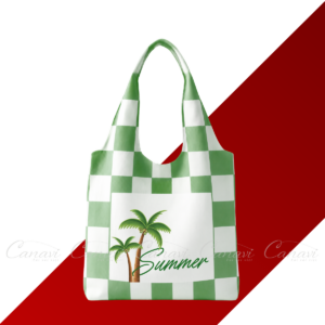 Tui vai tay nai coconut tree gingham