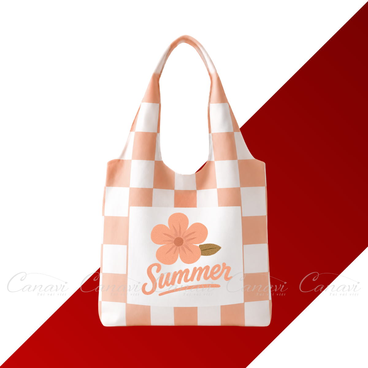 Tui-vai-tay-nai-peach-gingham (1)