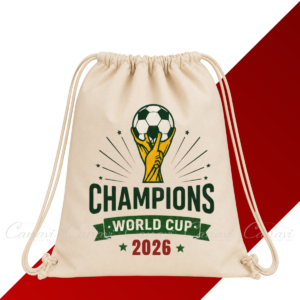 Balo Dây Rút Canvas Champions World Cup 2026 BLDR09 1 balo day rut vai canvas