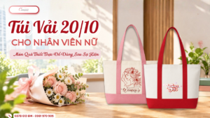tui vai 20 10 cho nhan vien nu mon qua thiet thuc sau su kien