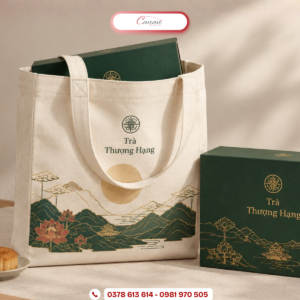 Quà Tặng Doanh Nghiệp Mùa Trung Thu: 10 Ý Tưởng Thiết Thực Và Ý Nghĩa Cùng Túi Vải 2 tui-vai-dung-hop-banh-trung-thu