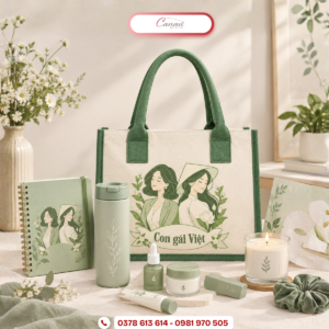 Túi Vải 20/10 Cho Nhân Viên Nữ: Món Quà Thiết Thực Để Dùng Sau Sự Kiện 6 tui-vai-ket-hop-thanh-bo-qua-20-10