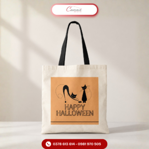4 Ý Tưởng Thiết Kế Túi Vải Halloween Mang Dấu Ấn Thương Hiệu 4 tui-vai-canvas-halloween-toi-gian